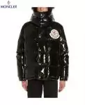 moncler doudoune hiver promo texture innovante nylon effet metallise noir